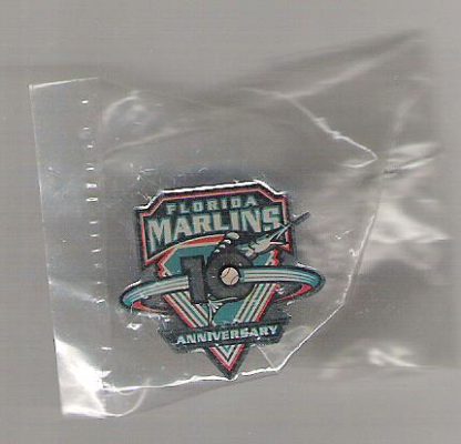 Florida Marlins 10th Anniversary Pin