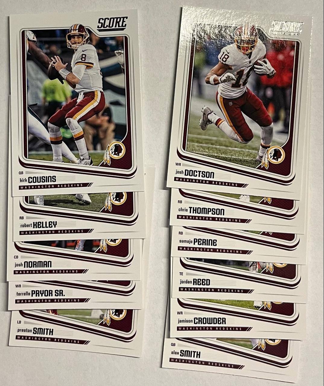 Washington Redskins 2018 Score Team Set